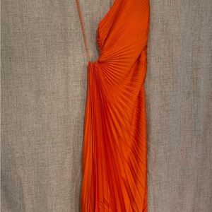 NWT A.L.C. Orange Delfina Dress
